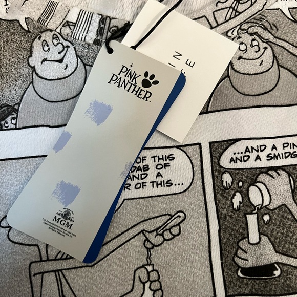 Zara X Pink Panther Limited Edition T-shirt - Picture 6 of 10